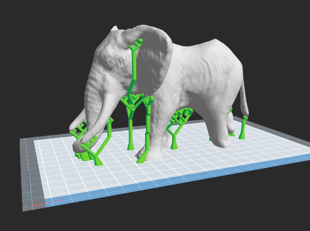 FLASHFORGE Inventor support impression